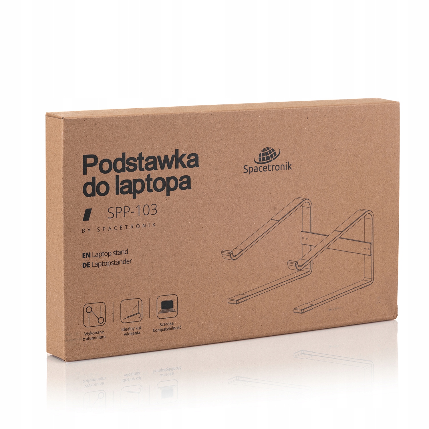 Podstawka do laptopa wysoka Spacetronik SPP-103B Marka Spacetronik