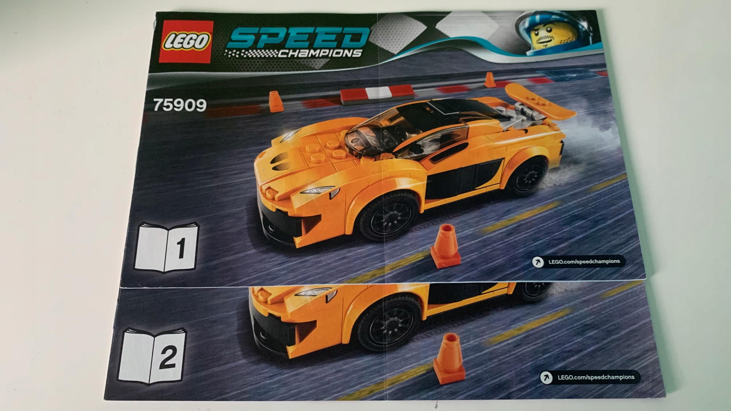 LEGO SPEED CHAMPIONS INSTRUKCJA 75909 McLAREN P1