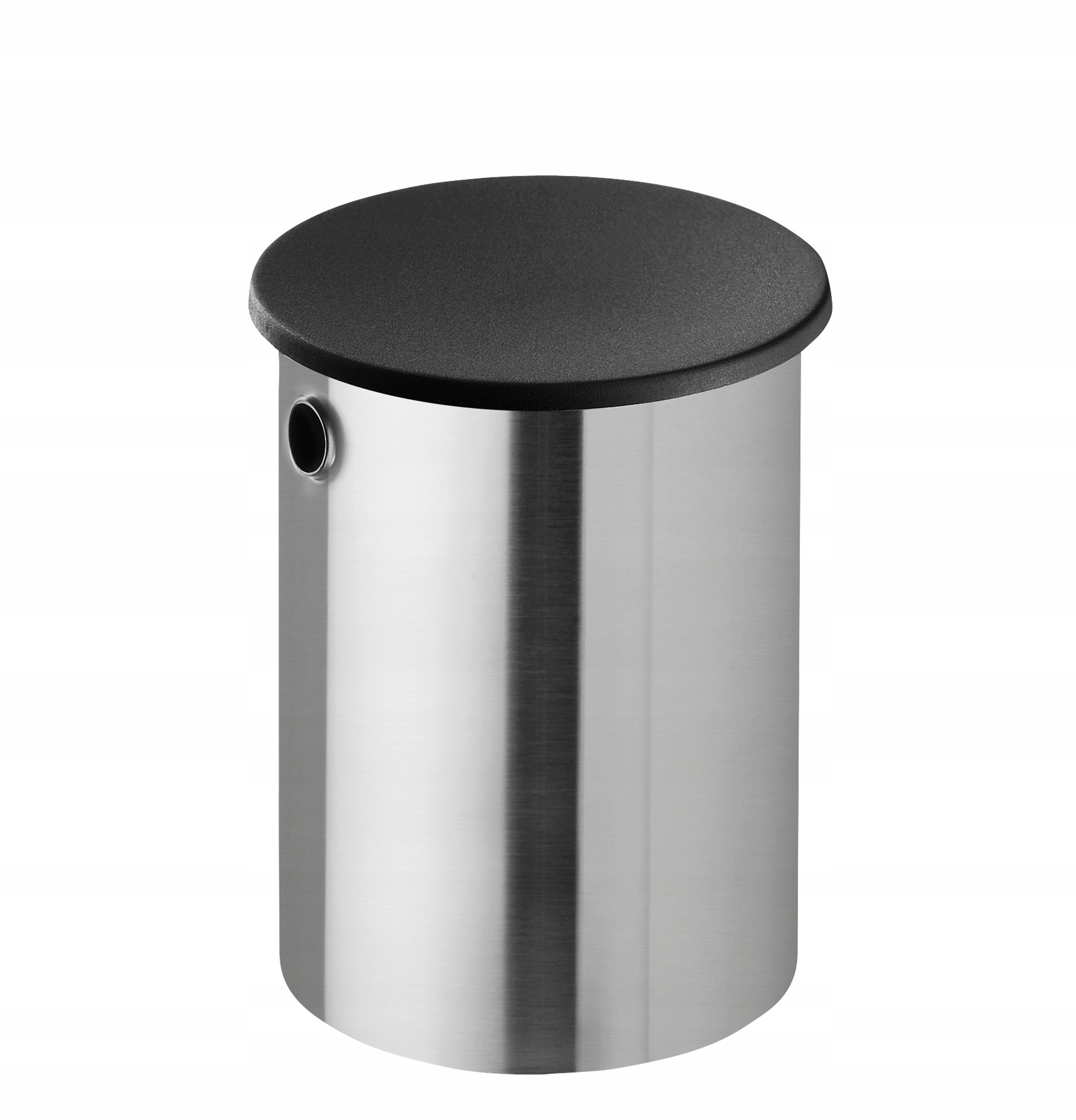 Stelton Classic Oceľový hrnček na smotanu Mliečnik Čierna pokrievka