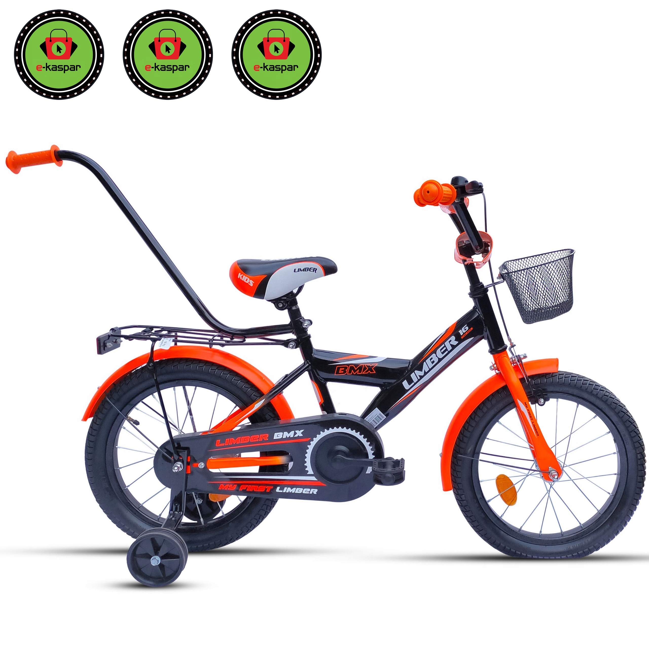 

Bmx Rower Dziecięcy Rowerek 16 cali + Prowadnik