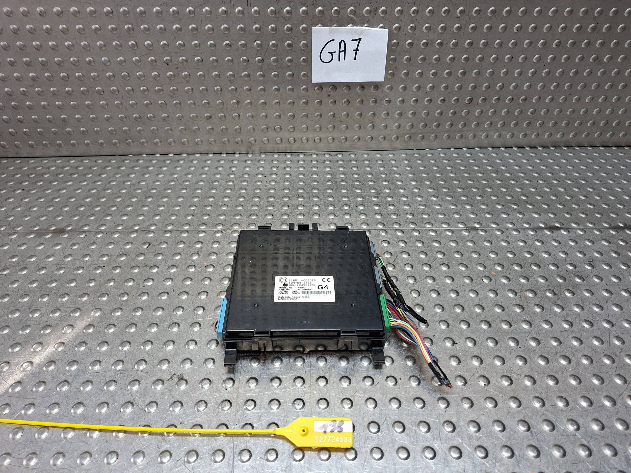 control unit comfort control unit SUZUKI SWIFT MK8 16- 116RI-003016