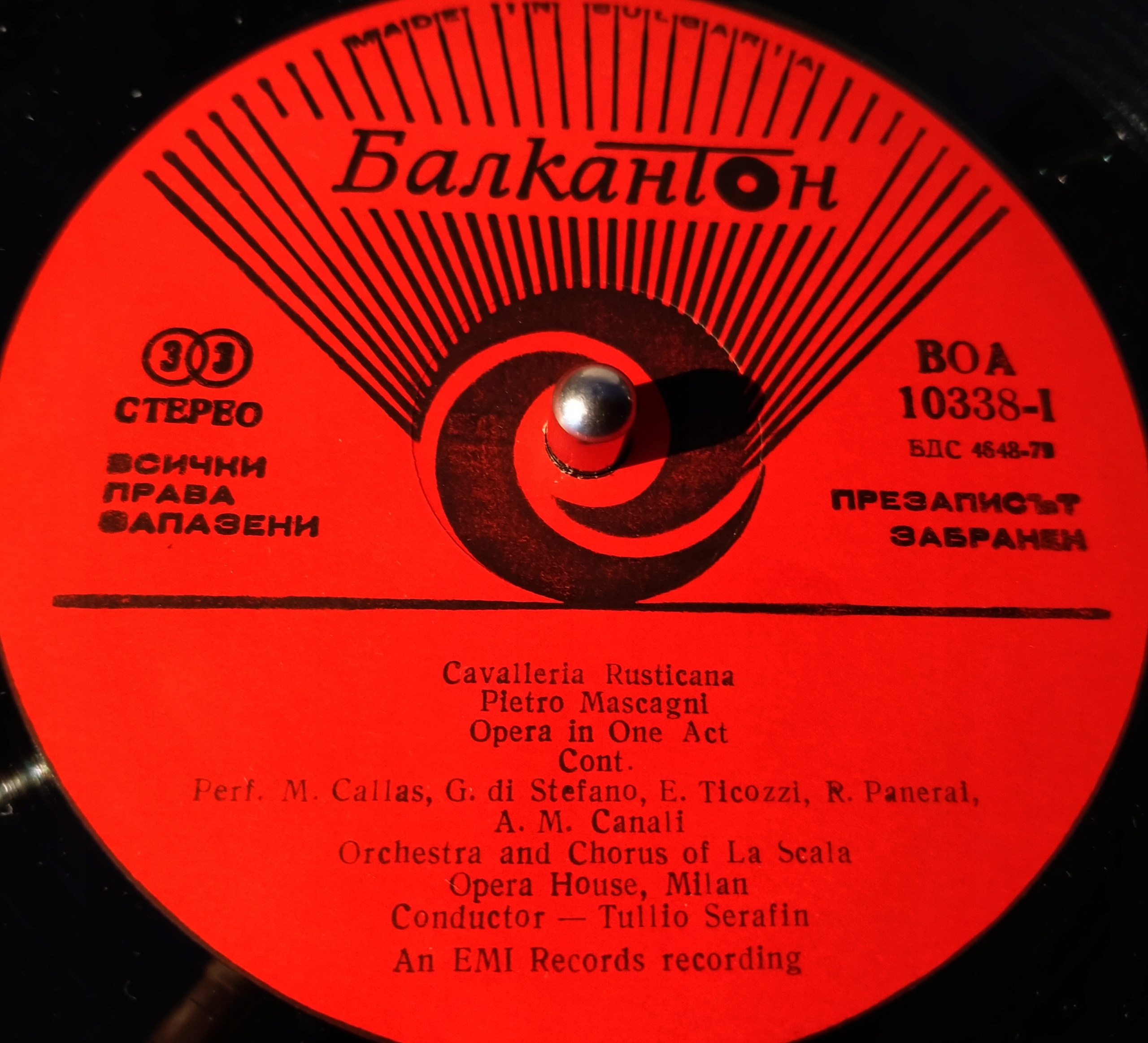 LEONCAVALLO = I PAGLIACCI /MASCAGNI = CAVALLERIA RUSTICANA 3LPs BOX CALLAS Rozmiar płyty (