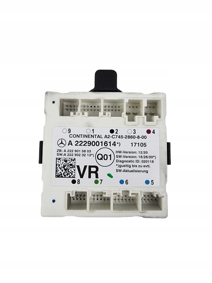 A2229001614 - Модуль двері Мерседес А2229002014 передній правий