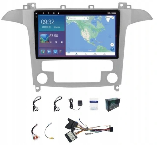 Rádio Navigácia Gps Ford Smax Galaxy Carplay Android Auto 4GB 64GB