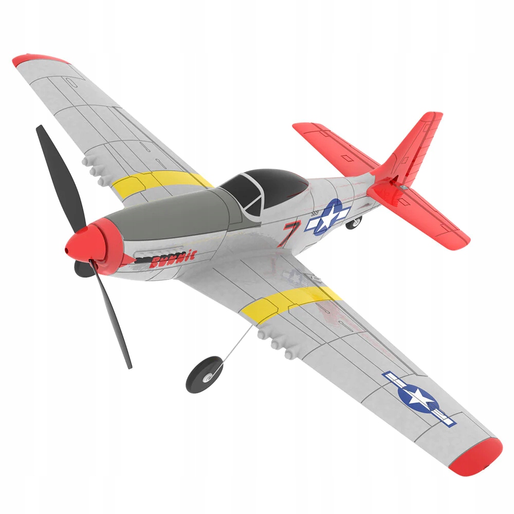Samolot RC Eachine Mini Mustang P-51D V2 z Gyro - Model 761-5 EPP 400mm, Fu