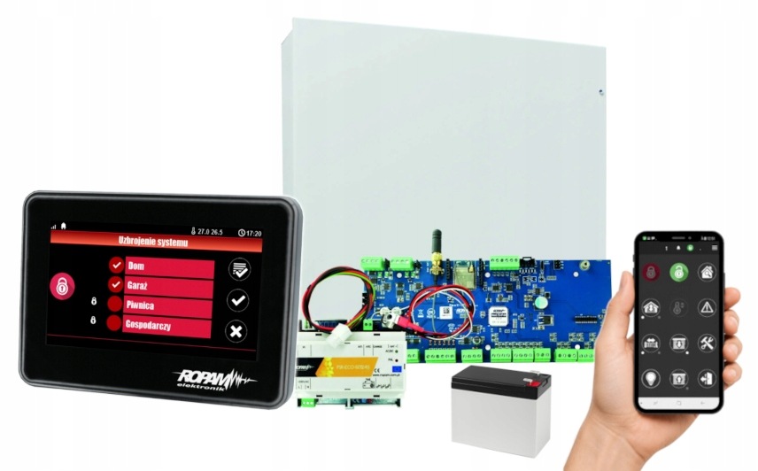 Ropam Neo-IP-64-SET System Alarmowy Dotyk Wifi App