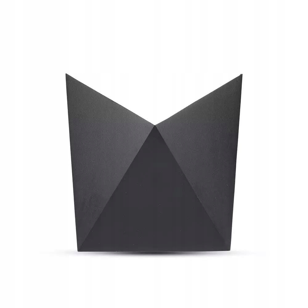 Nástěnná lampa V-tac 5W Led Černá, IP65, teplá