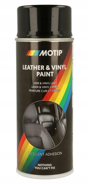 Lakier do malowania skóry Motip Vinyl czarny 400ml
