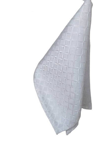 Poszetka chustka wypustka - biała