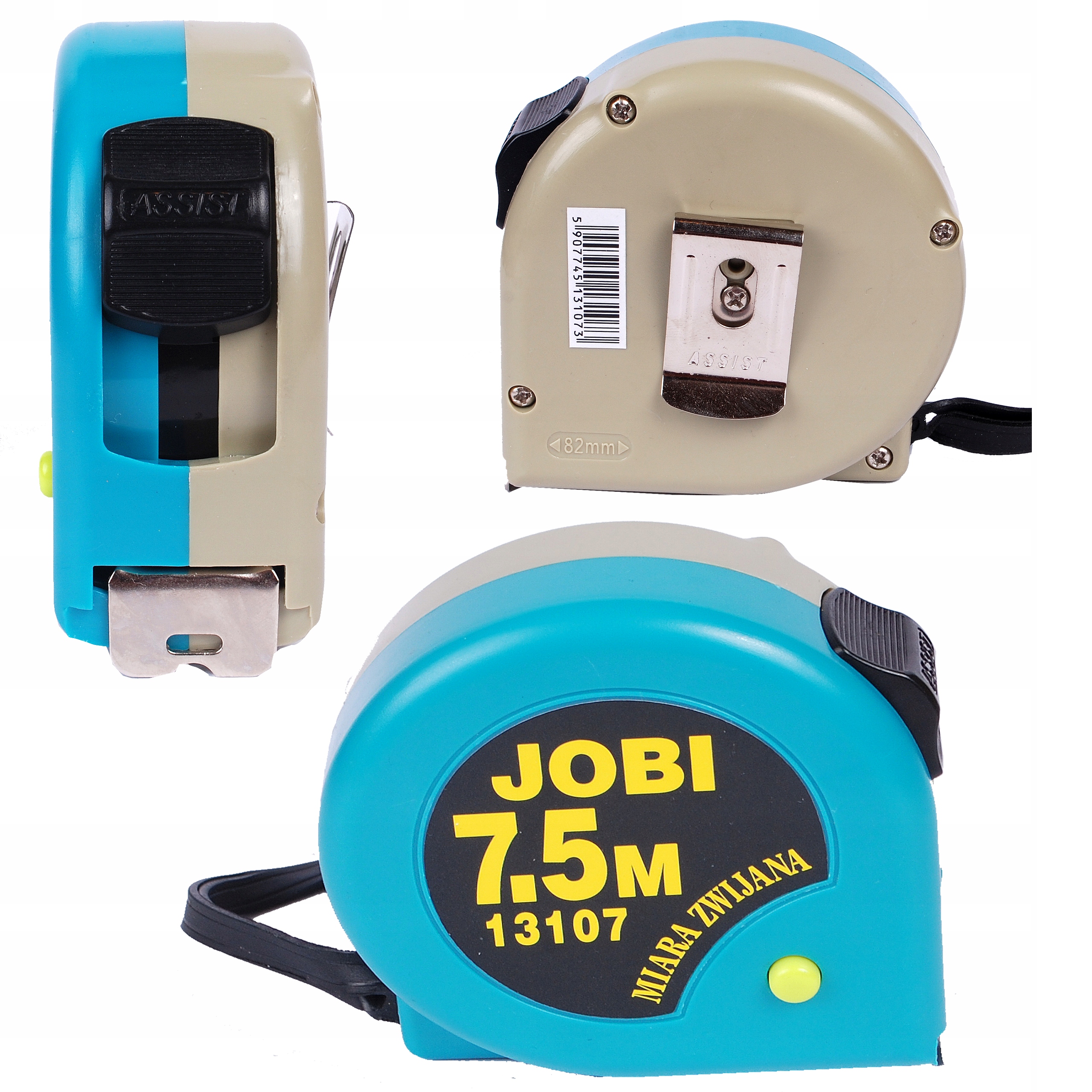 

Jobi miarka metrówka miara zwijana 7,5m Trwała Hit