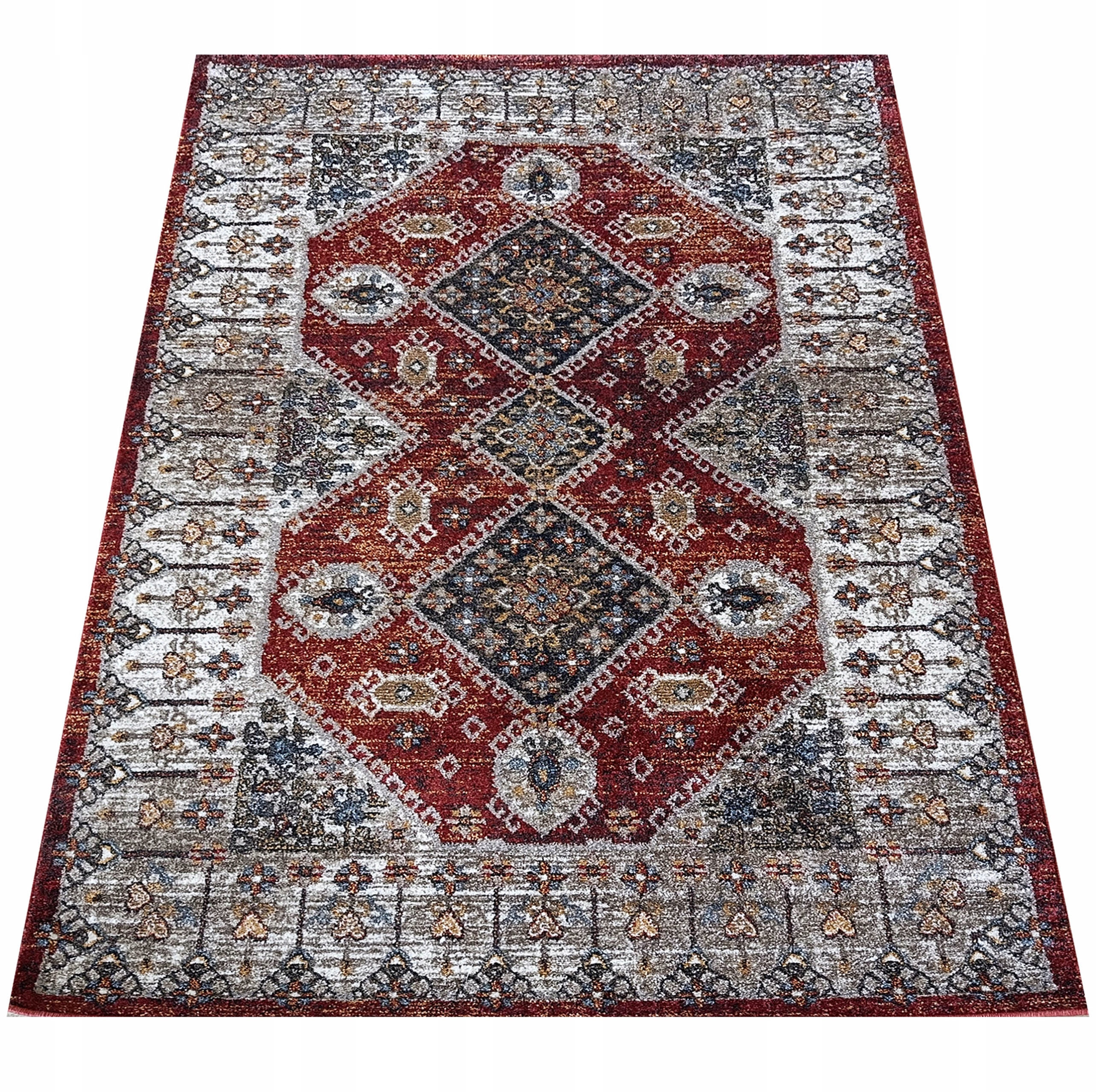 Luksusowy Modny Dywan Sienna 03 Orientalny Ceglany 200x290