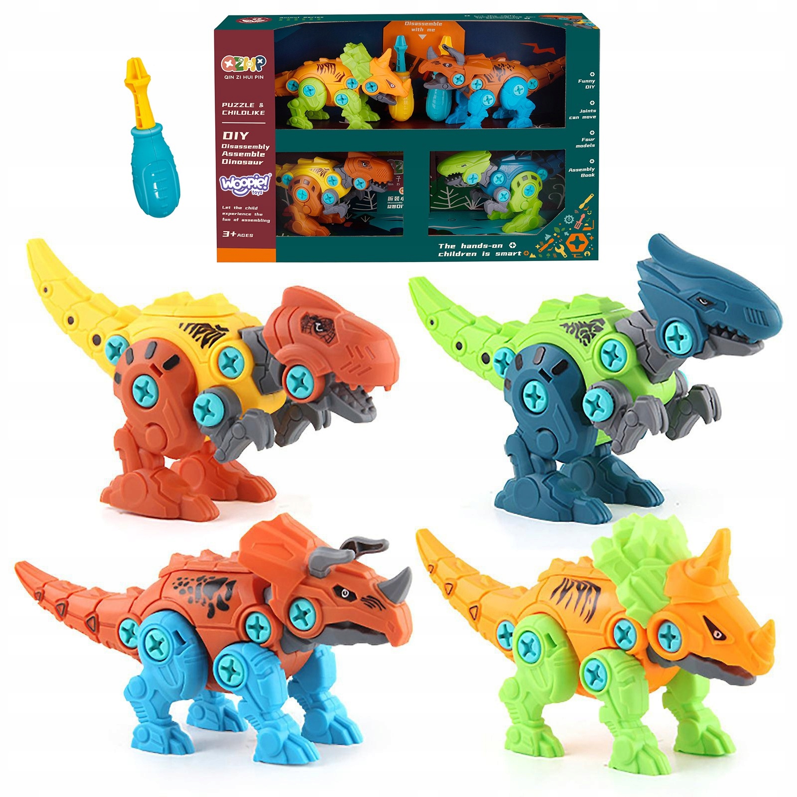

Zestaw Dinozaur Do Skręcania Wiertarka 4szt Woopie