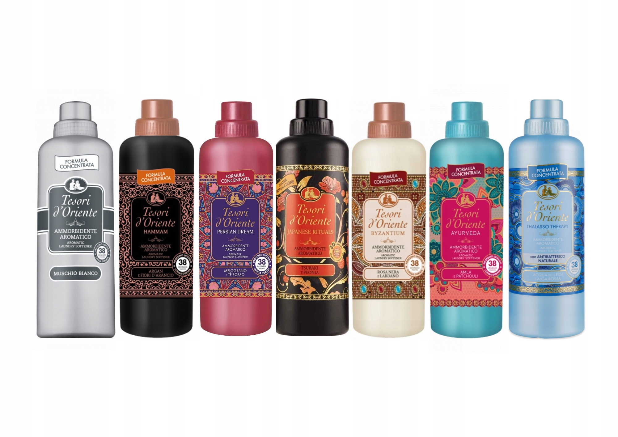 Tesori d'Oriente włoski płyn do płukania zestaw mix 7x 760ml It