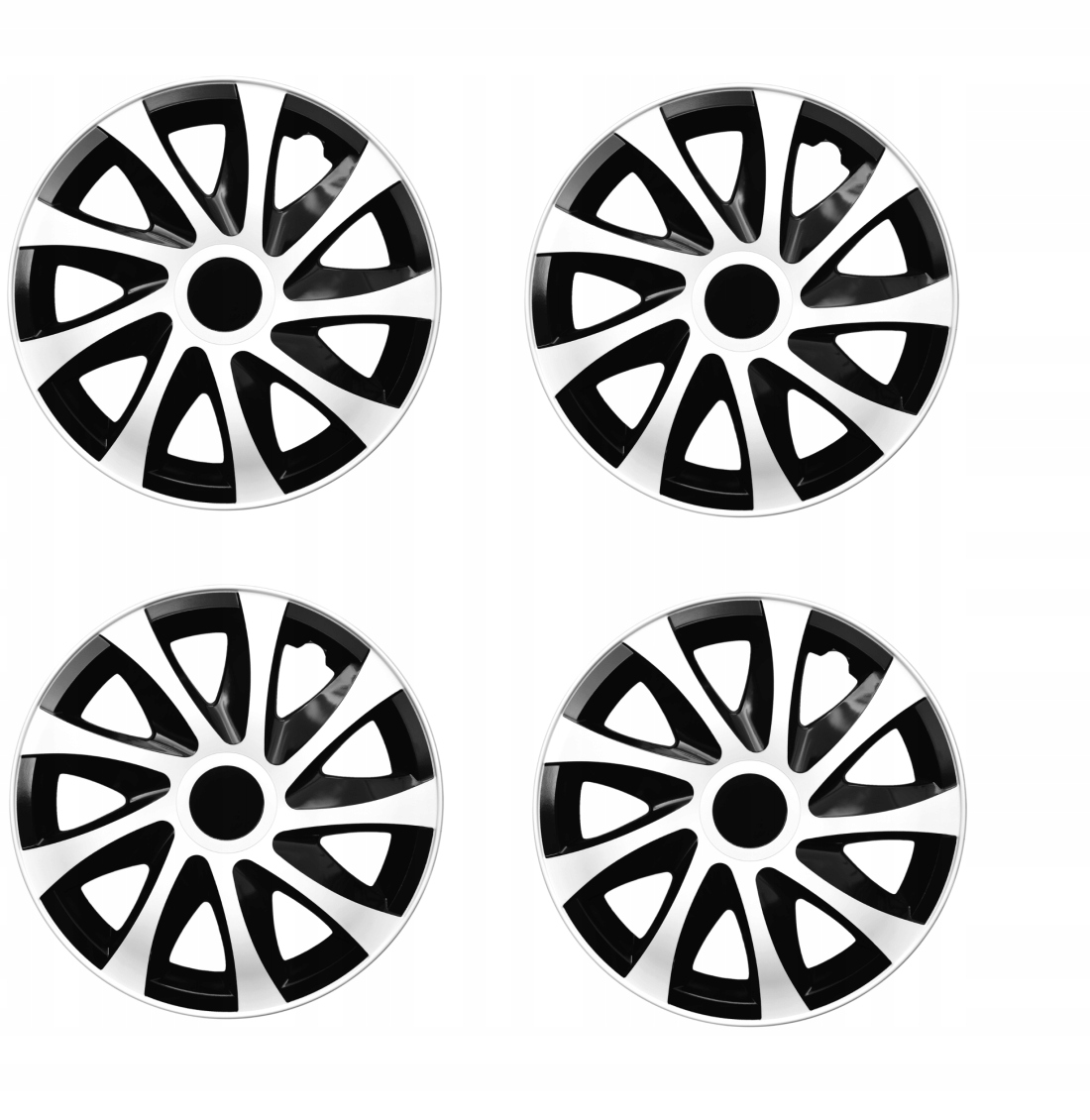 KOŁPAKI 15 cali DRACO BIAŁO CZARNE 4x SZTUKI Liczba sztuk 4 szt.