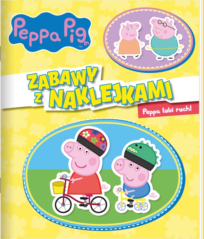 

Świnka Peppa lubi ruch! Zabawy z naklejkami 7 Kd