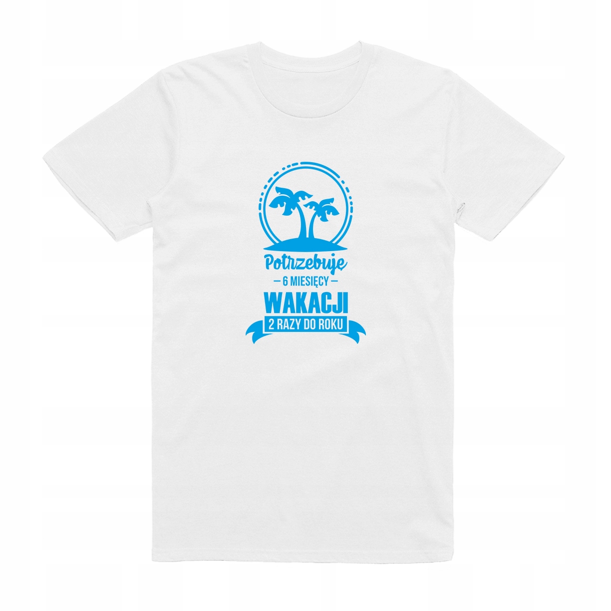 

L - Koszulka T-shirt Wakacje Śmieszna Prezent