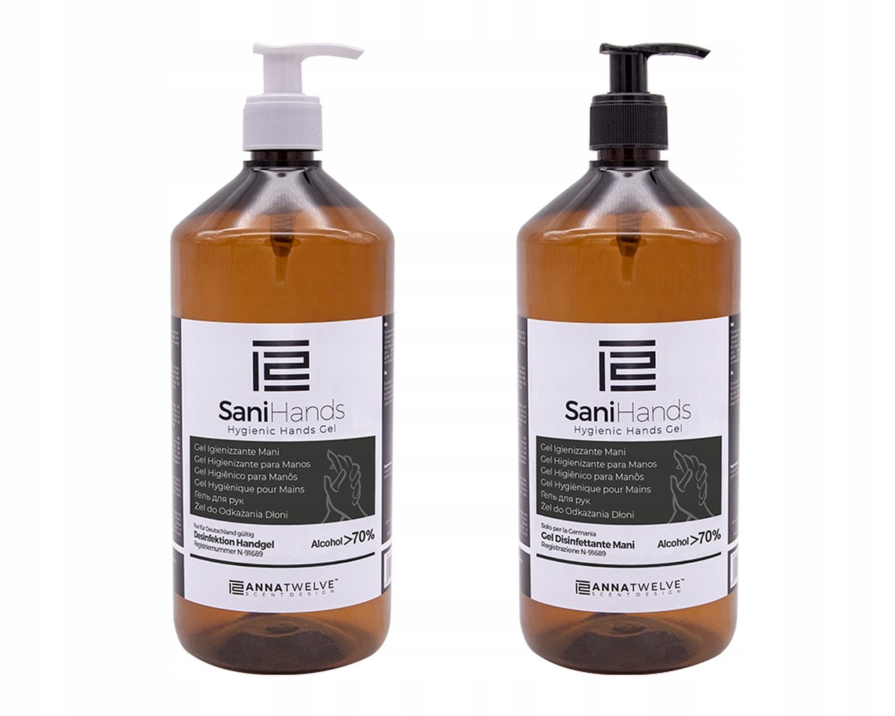 SANIHANDS PŁYN, ŻEL DO DEZYNFEKCJI DŁONI, 250 ML, ERRECOM