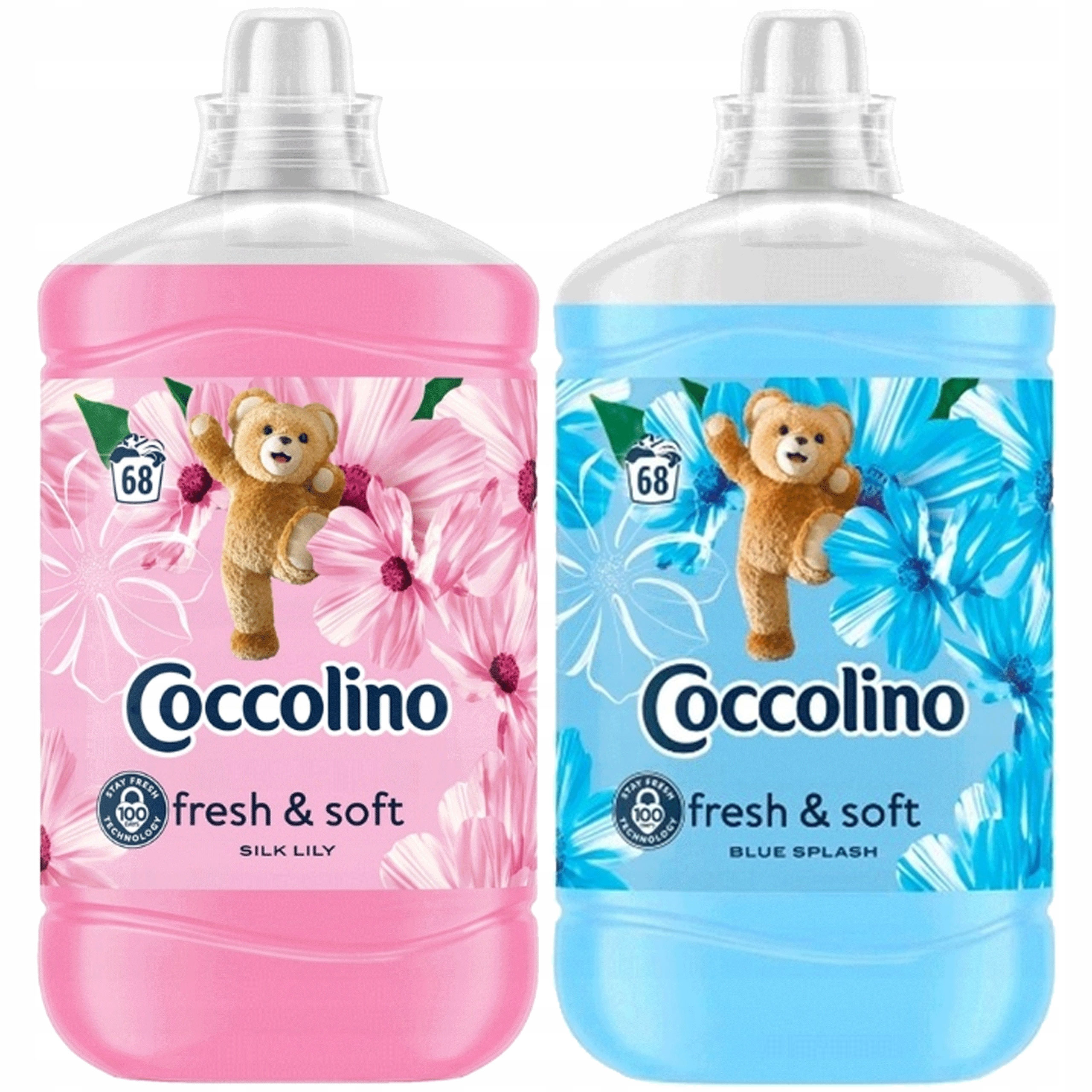 Levně Sada Coccolino Creations Silk Lily & Blue Splash 1,7l x2 MIX 3,4l