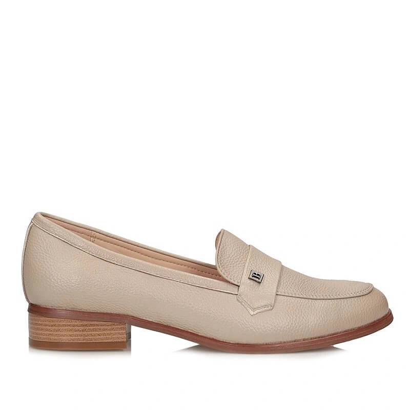 Dámské polobotky Potocki 26-12786KH béžové, nazouvací mokasíny