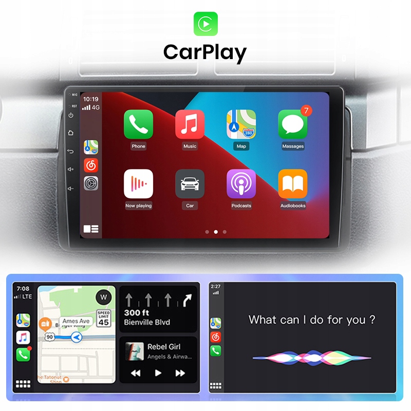 Radio samochodowe dla Suzuki Swift 2003 2004-2010 CarPlay Android Auto 1 Model For Suzuki Swift 2003-2010