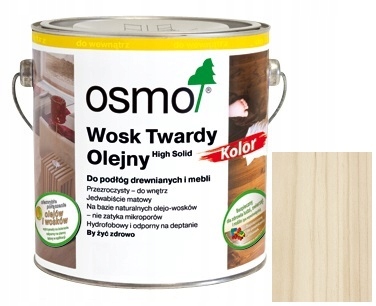 Osmo 3041 2,5L Tvrdý vosk Surové drevo Wawa