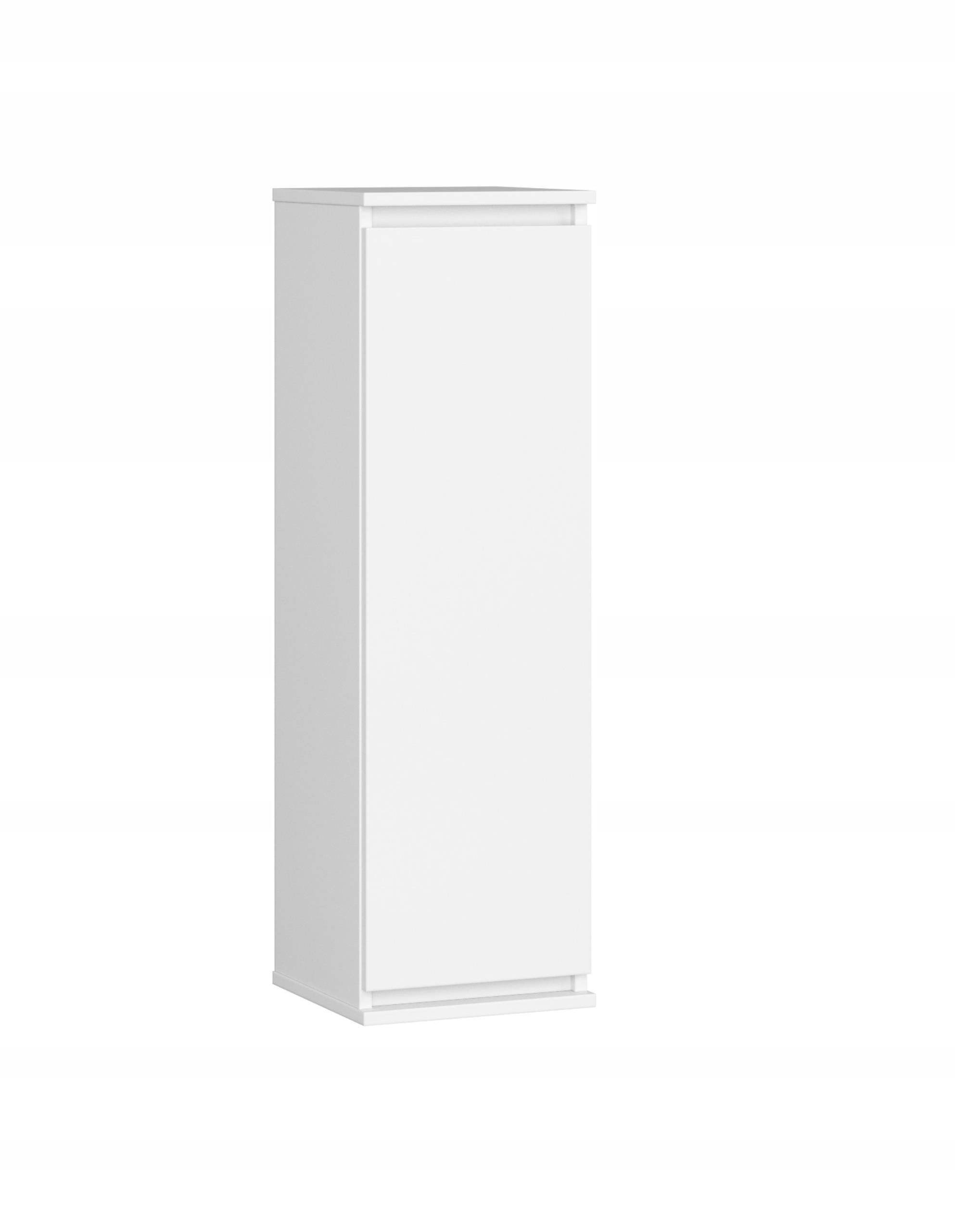 Závesná skriňa s vitrínou Clp 30 cm biela Akd