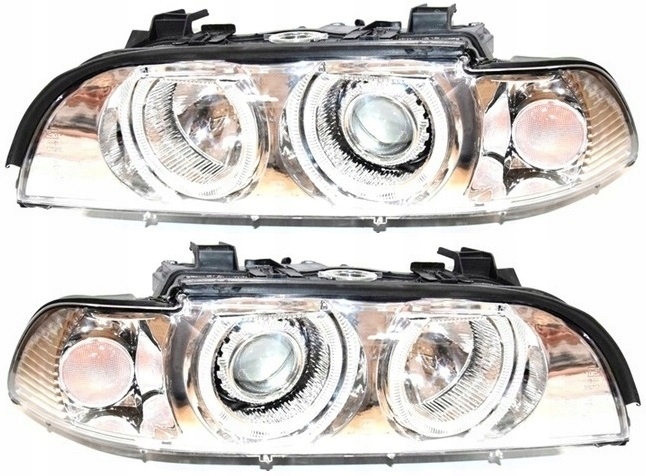 BMW 5 E39 00-04 ФАРА ПЕРЕДНЯЯ ЛЕВА LED РИНГ НОВОЕ + BMW 5 E39 00-04 ФАРА ПЕРЕДНИЙ ПРАВЫЙ LED РИНГ