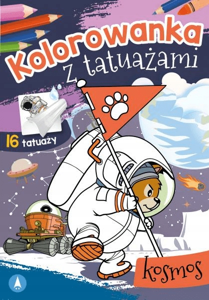 

Kosmos Kolorowanka z tatuażami