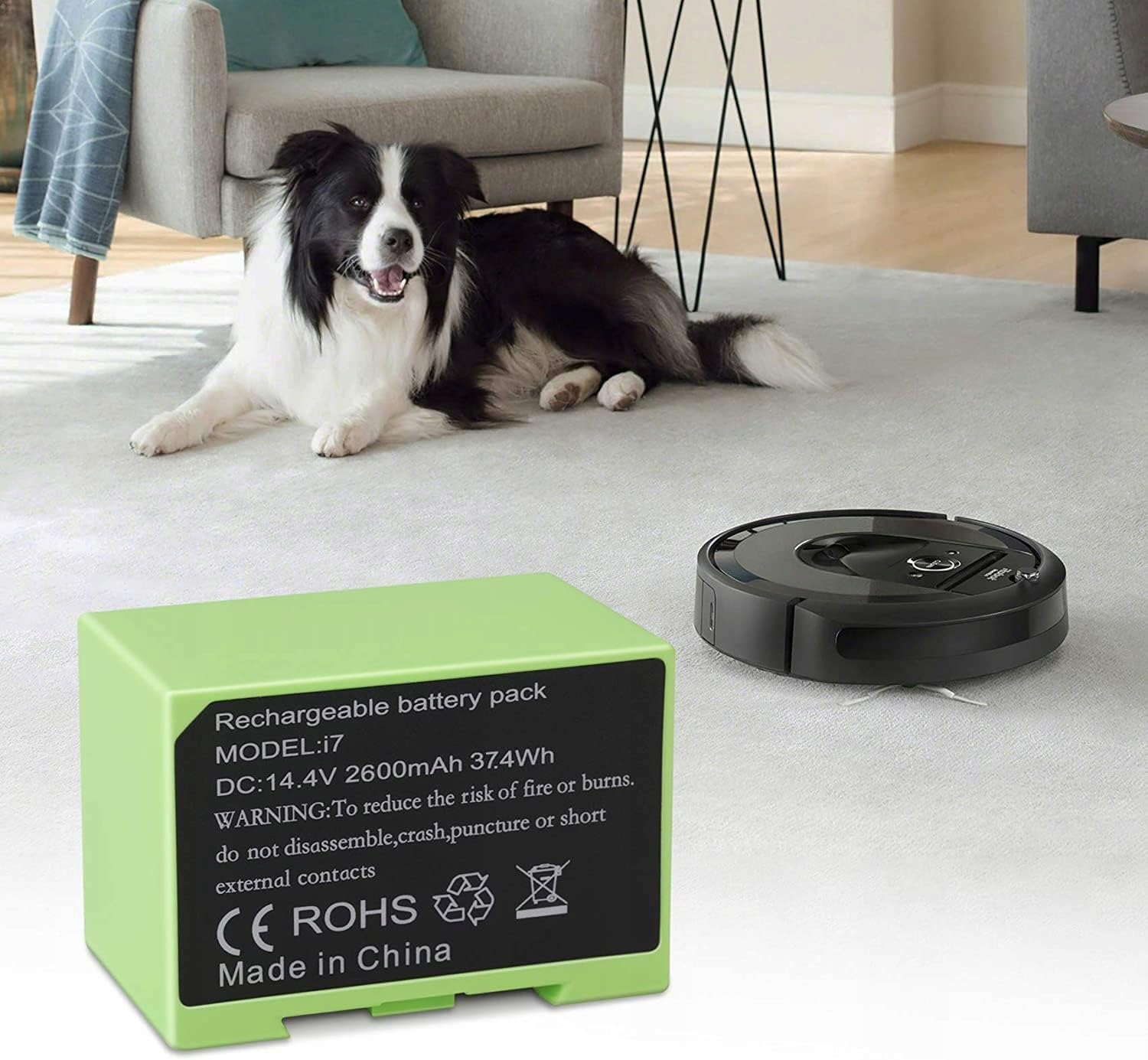 Bateria do iRobot Roomba i7 i7 e5 e6 Technologia akumulatora litowo-jonowy (Li-Ion)