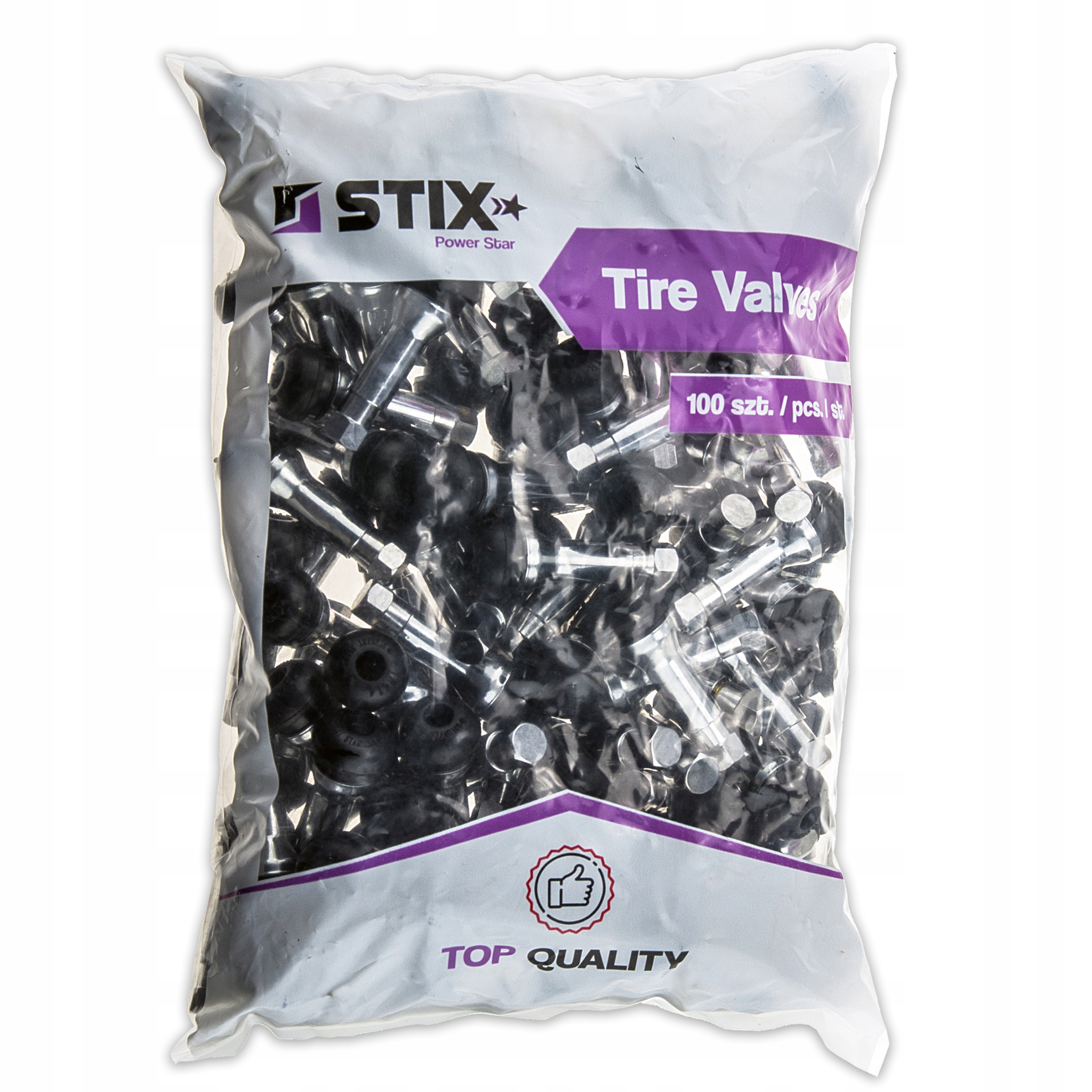 ZAWORY WENTYLE DO KÓŁ FELG STALOWYCH I ALUMINIOWYCH TR 413 AC 4SZT STIX Zastosowanie opony bezdętkowe