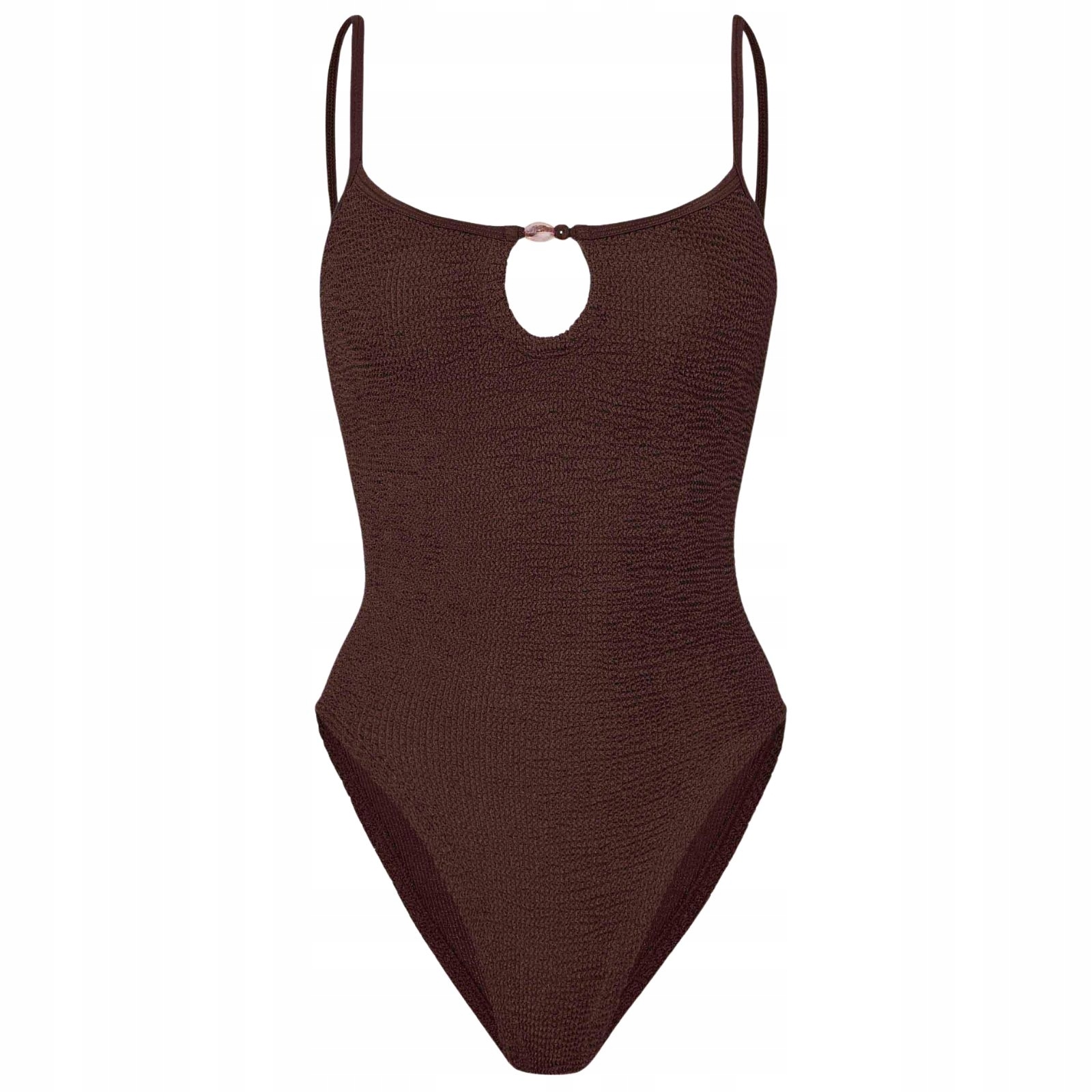 Plavky Mia Beaded Metallic Chocolate Hnědá One size Hunza G