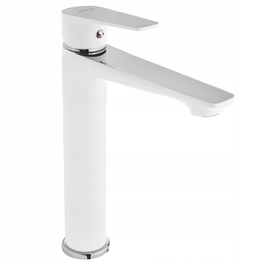 Umývadlová batéria Dokos biela/chrómová (BU-19-W02-V) /sm/