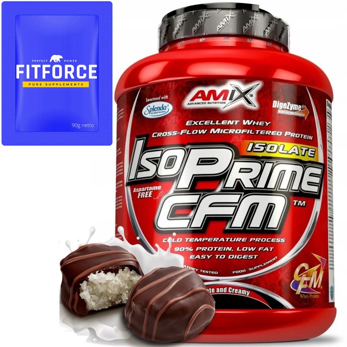 Protein bez cukru a laktózy, proteinový koktejl, proteinový izolát
