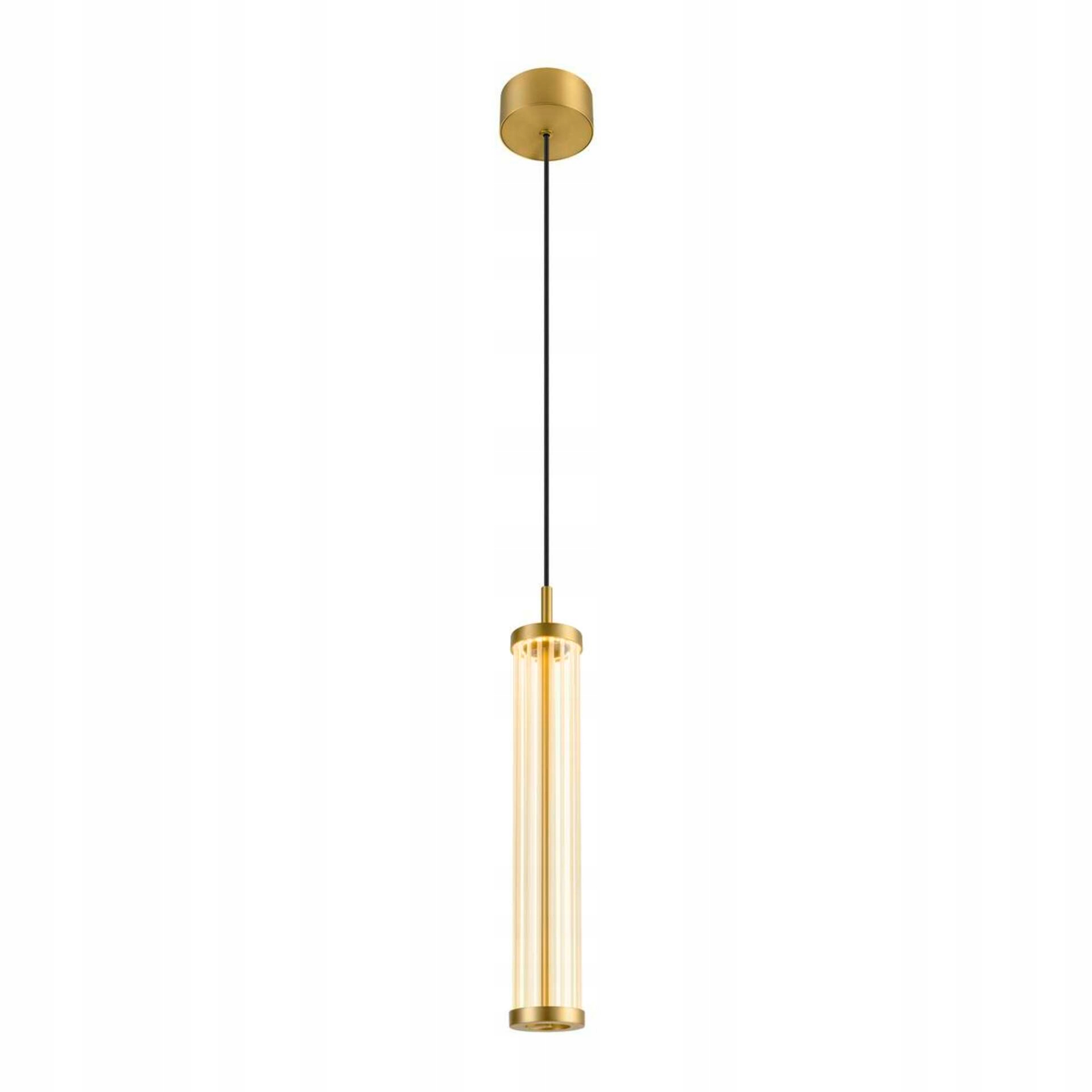 Závesná lampa Slv Quimera 150cm, mosadz, Led, stmievateľná, 2700/3000K