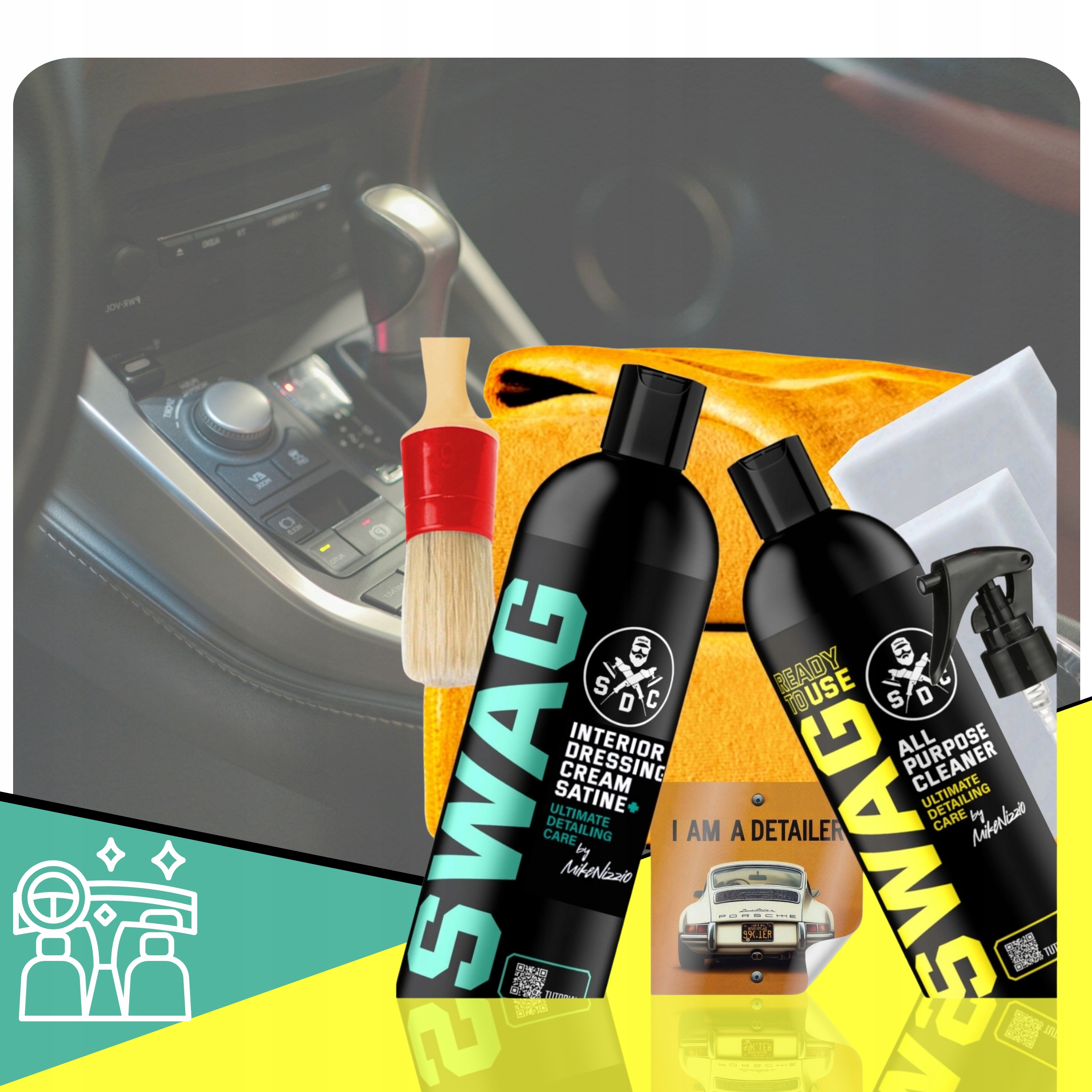 ZESTAW SWAG INTERIOR DRESSING APC RTU Do Plastików Wnętrza Auto Efekt WOW! EAN (GTIN) 5905658093259