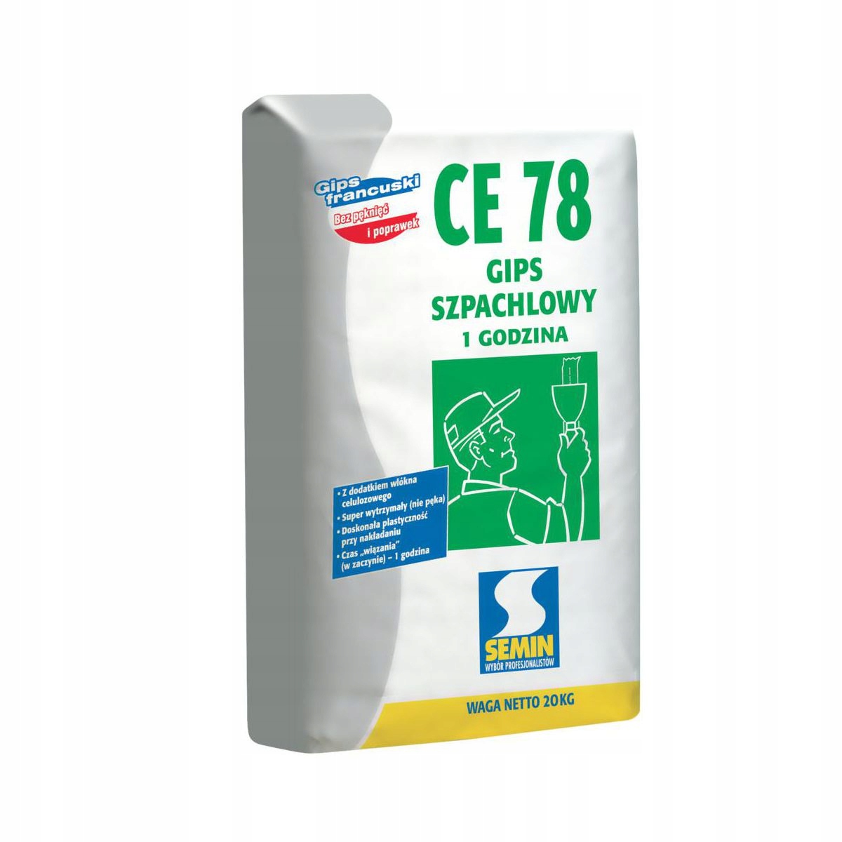 

Semin CE78 Gips Szpachlowy Francuski 20KG