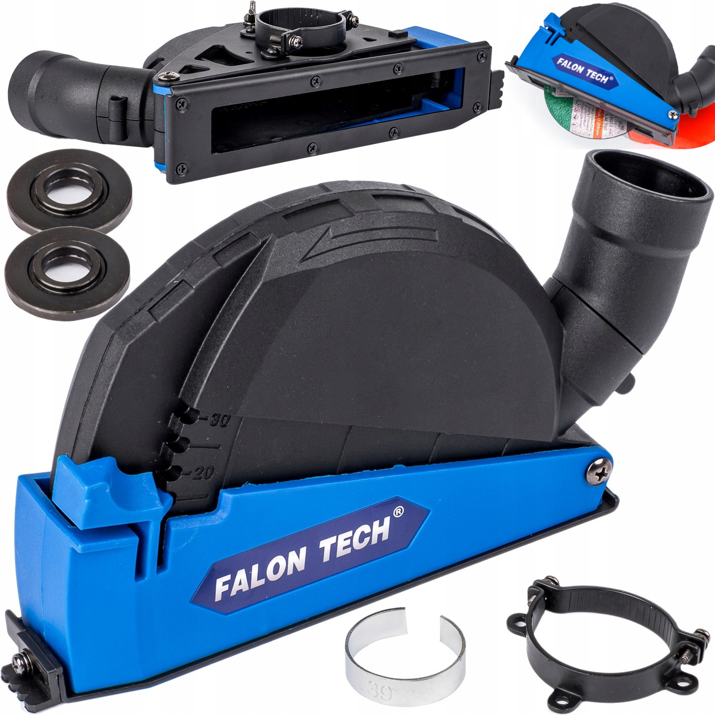 Osłona Przeciwpyłowa Bruzdownica Do Cięcia Regulacja Głebokości 125 MM-Zdjęcie-0