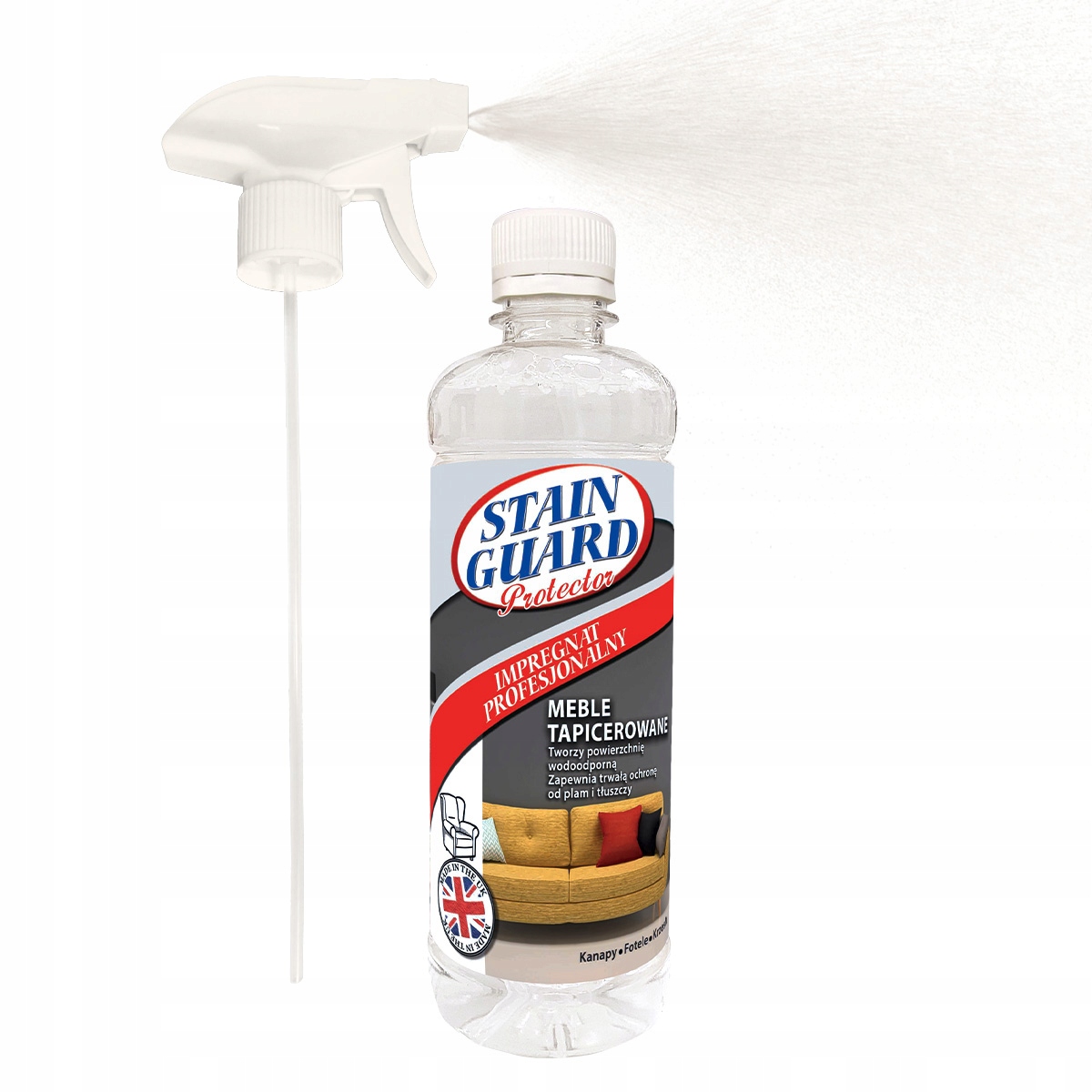 STAIN GUARD Meble tapicerowane 500ml Impregnat do tapicerki hydrofobowy