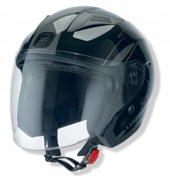 Otvorená motocyklová prilba Speeds City II Graphic Black Titanium S 55-56 cm