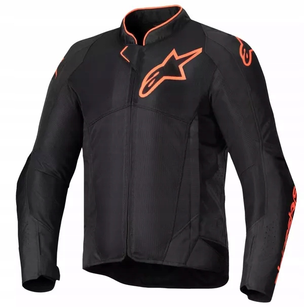Textilná bunda Alpinestars Viper v4 Air čierna/červená fluo XL