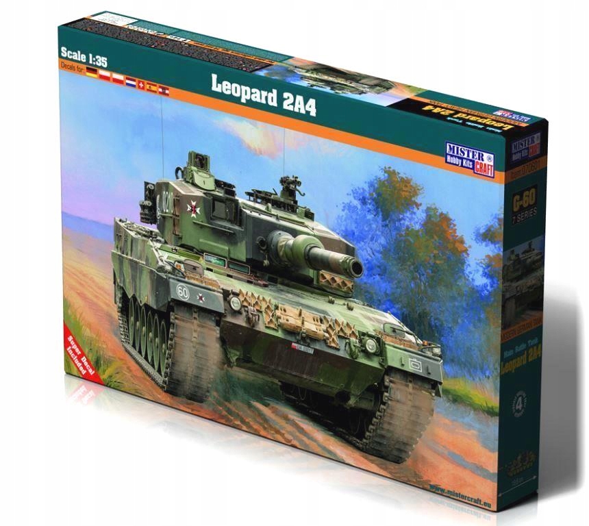 Leopard 2A4 Polské Armády 10 Brigáda Jezdectva Panc 1:35 Mistercraft G60