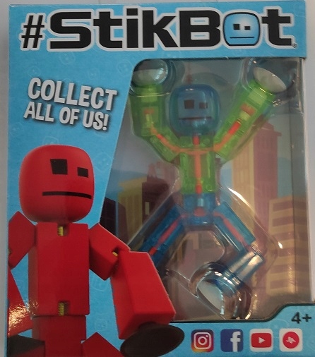 

Figurka Stikbot Pozuj Nagrywaj zielono niebieska