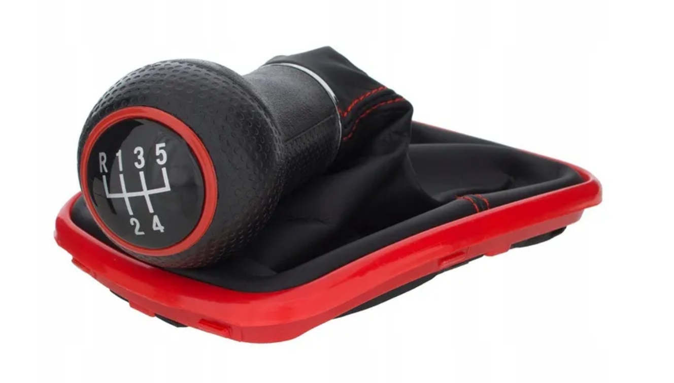 GAŁKA ZMIANY BIEGÓW Z MIESZKIEM GOLF IV 4 KOMPLET czerwona nić 12mm Producent części Inny