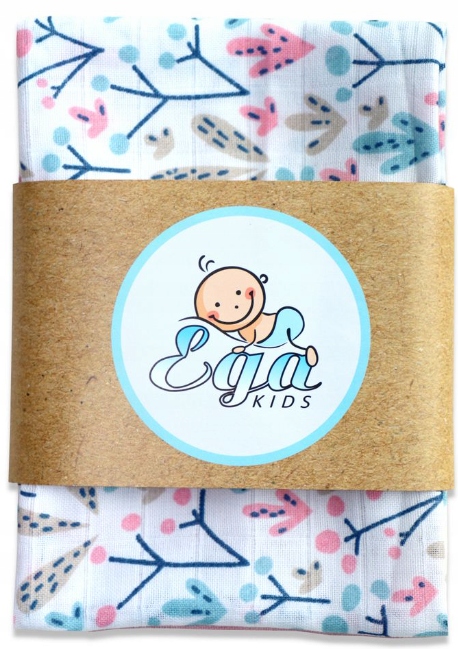 PIELUSZKI ULEWAJKI MUŚLINOWE 38x38 cm BAWEŁNA x5