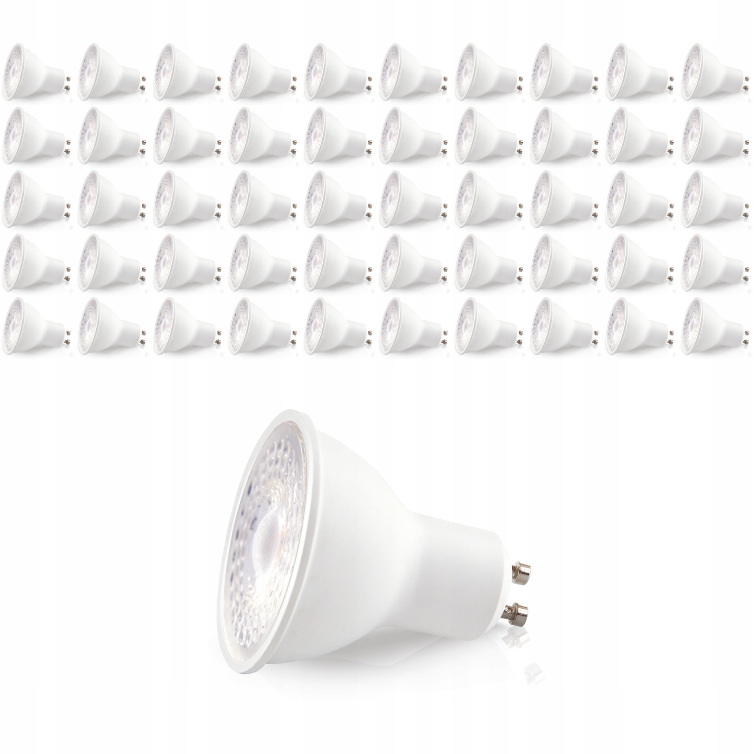 Sada Led žiaroviek GU10 5W Teplá biela 3000K dióda Samsung 50 Ks Premium