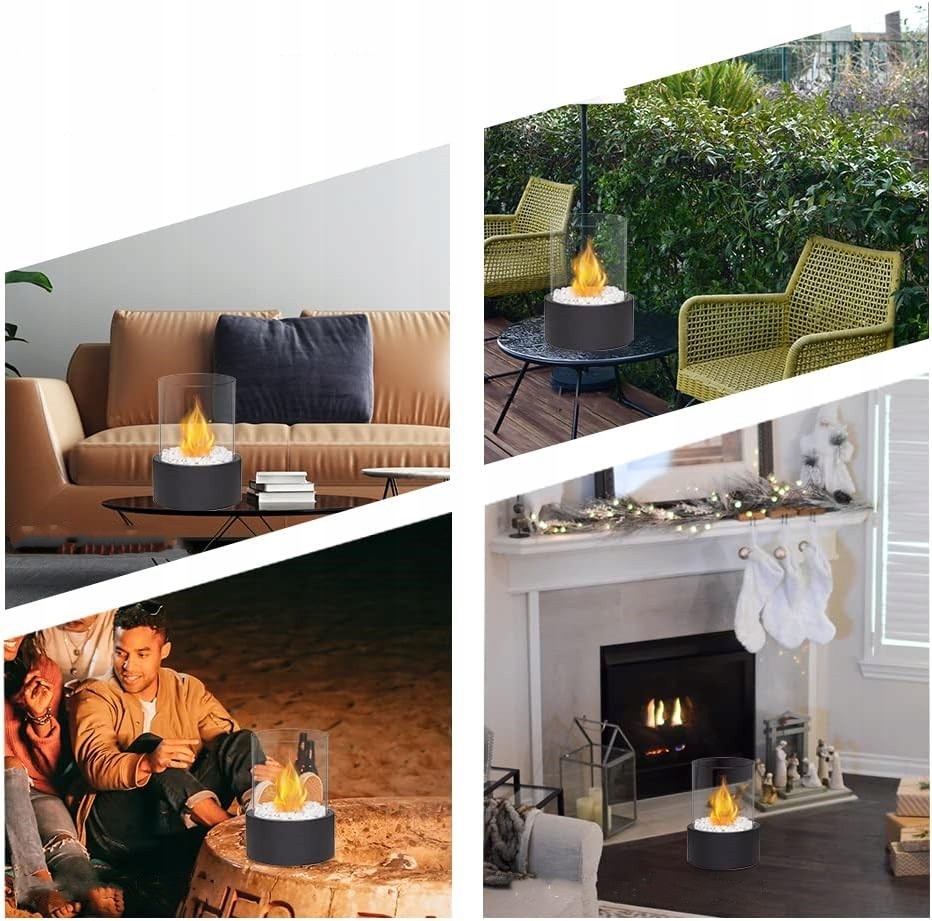 Biokominek wolnostojący okrągły - 16x16x27 Semeru EAN (GTIN) 8714982149719