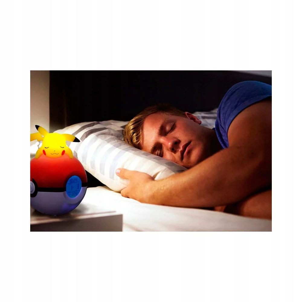 Radio budzik LAMPKA NOCNA z motywem Pokémon Pikachu do pokoju dziecięcego Marka Teknofun