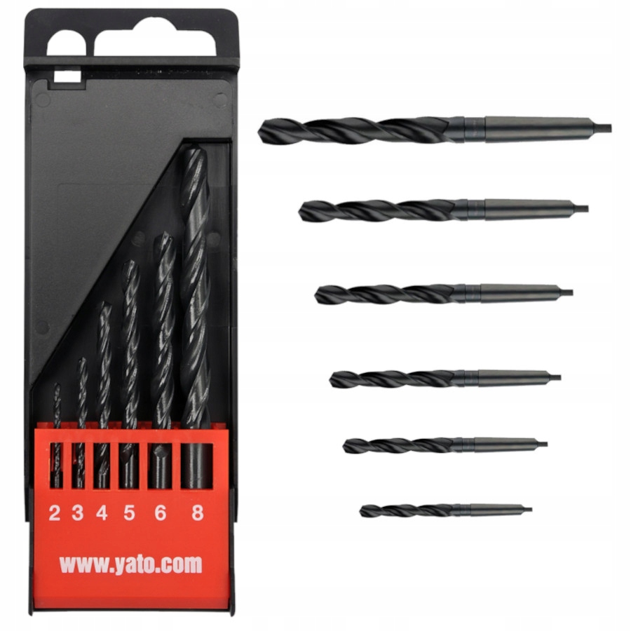 

Yato Zestaw Wierteł Do Metalu Hss 6SZT 2-8MM