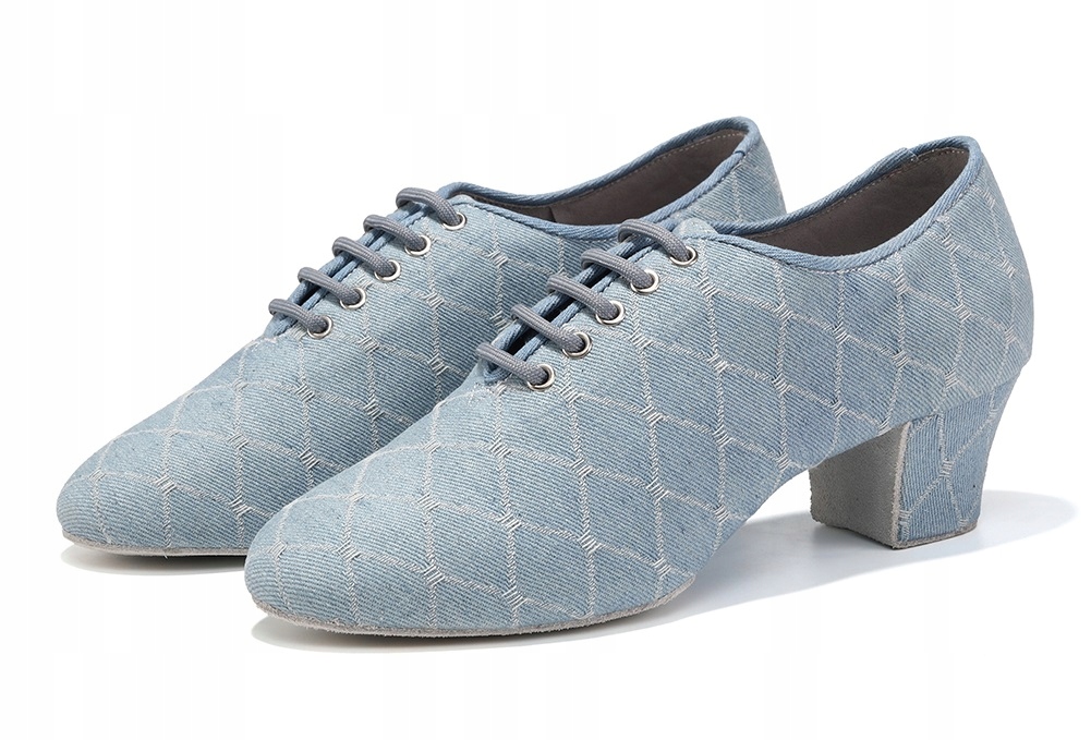 Buty Taneczne Do Tańca Treningowe Praktisy Ćwiczki Jeans 4,5cm Rozmiar 36