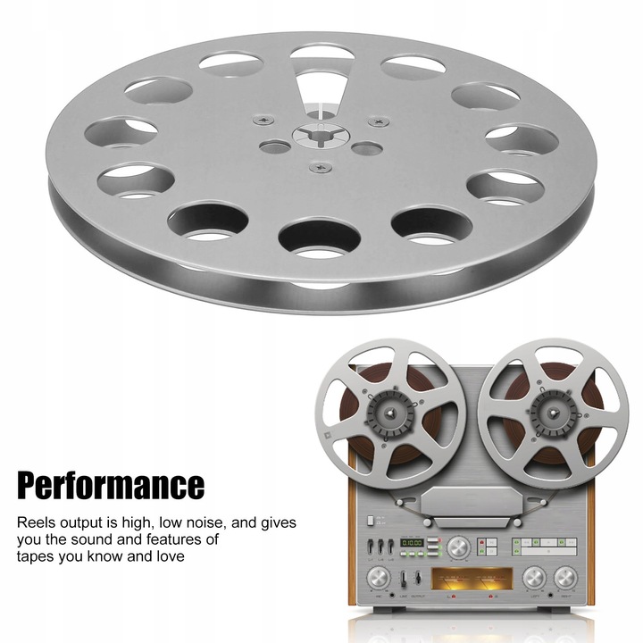 SZPULE MAGNETOFONOWE-1/4 7" NAB SREBRZYSTY Marka inna